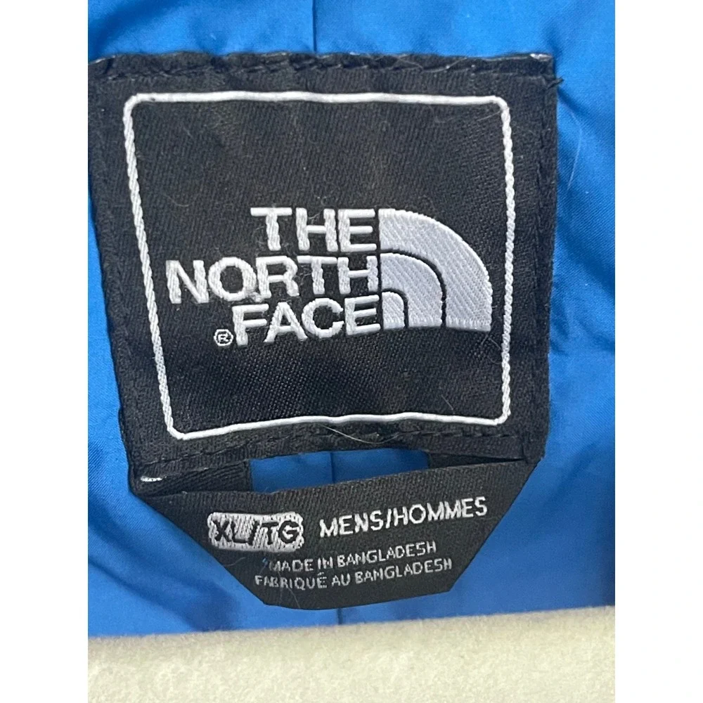 The North Face Nuptse 700 Puffer Jacket Mens XL Black Blue Excellent Down Coat